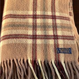 Plaid Wool Pendleton lap blanket, couch blanket